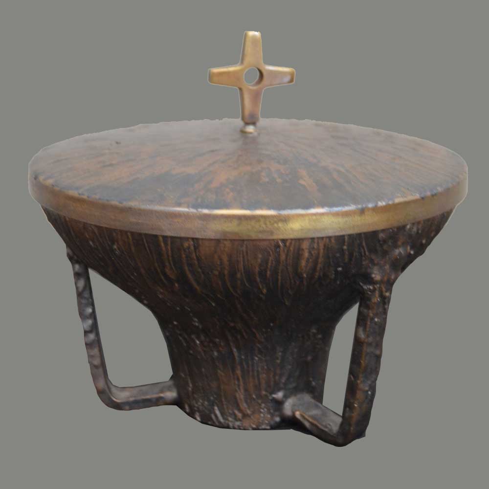 Ciborium, Kupfer geschmort