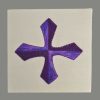 Gesticktes-Kreuz-violett