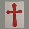 gesticktes-Kreuz-rot