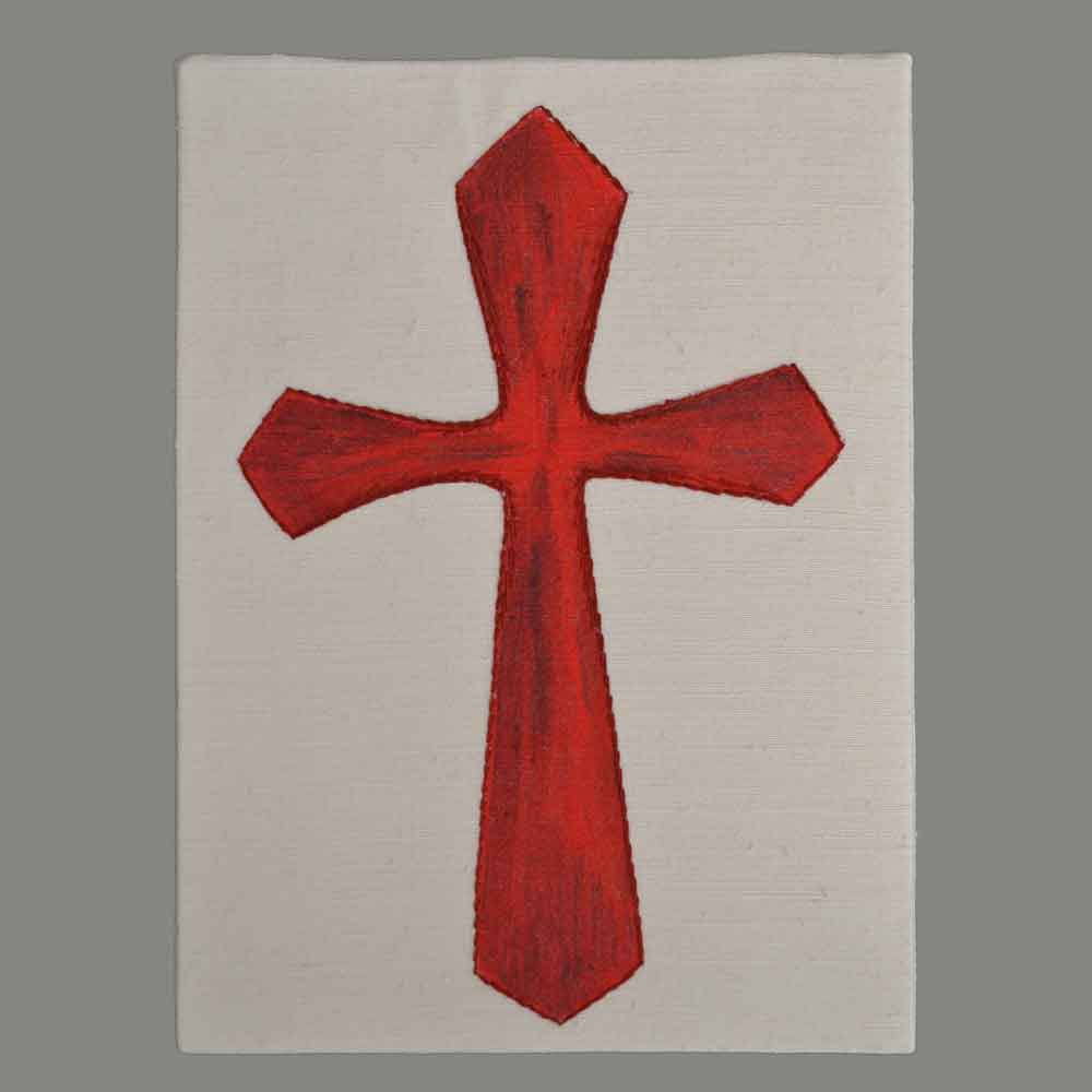 Kreuz Rot Handgestickt Clemens Jansen Co