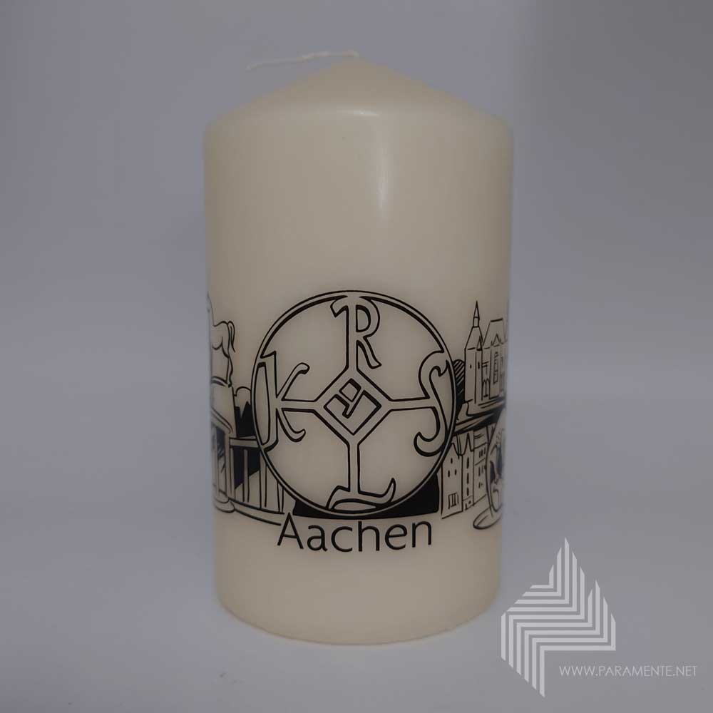 Aachen Kerze schwarz