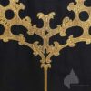 Claus Kilian Festgewand festornat Gewand Handstickerei Japangold Kasel Messgewand Ornat Priestergewand reine Seide Reinseidenfutter Shantungseide twist schwarz schwarzes Kasel schwarze Kasel schwarzes Messgewand Requiem