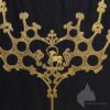 Claus Kilian Festgewand festornat Gewand Handstickerei Japangold Kasel Messgewand Ornat Priestergewand reine Seide Reinseidenfutter Shantungseide twist schwarz schwarzes Kasel schwarze Kasel schwarzes Messgewand Requiem