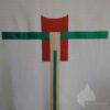 Applikationen Doupionseide Festgewand Gewand gewebt Hauptgewand Irene Rothweiler Kasel Messgewand Ornat Priestergewand reine Seide Reinseidenfutter Seide weiß weiße Kasel weißes Gewand weisses gewand weisses messgewand