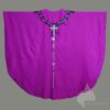 Festgewand Gewand gewebt Handstickerei Hauptgewand Kasel Messgewand Ornat Priestergewand reine Seide Reinseidenfutter Seide Shantungseide twist violett violette Kasel violettes Gewand violtettes Meßgewand marcel Schultheiß leidenswerkzeuge fastenzeit
