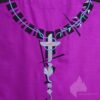 Festgewand Gewand gewebt Handstickerei Hauptgewand Kasel Messgewand Ornat Priestergewand reine Seide Reinseidenfutter Seide Shantungseide twist violett violette Kasel violettes Gewand violtettes Meßgewand marcel Schultheiß leidenswerkzeuge fastenzeit