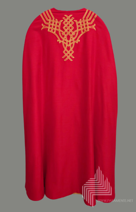 Claus Kilian Festgewand Gewand gewebt Handstickerei Hauptgewand Japangold Kasel Messgewand Priestergewand reine Seide Reinseidenfutter Seide Shantungseide twist