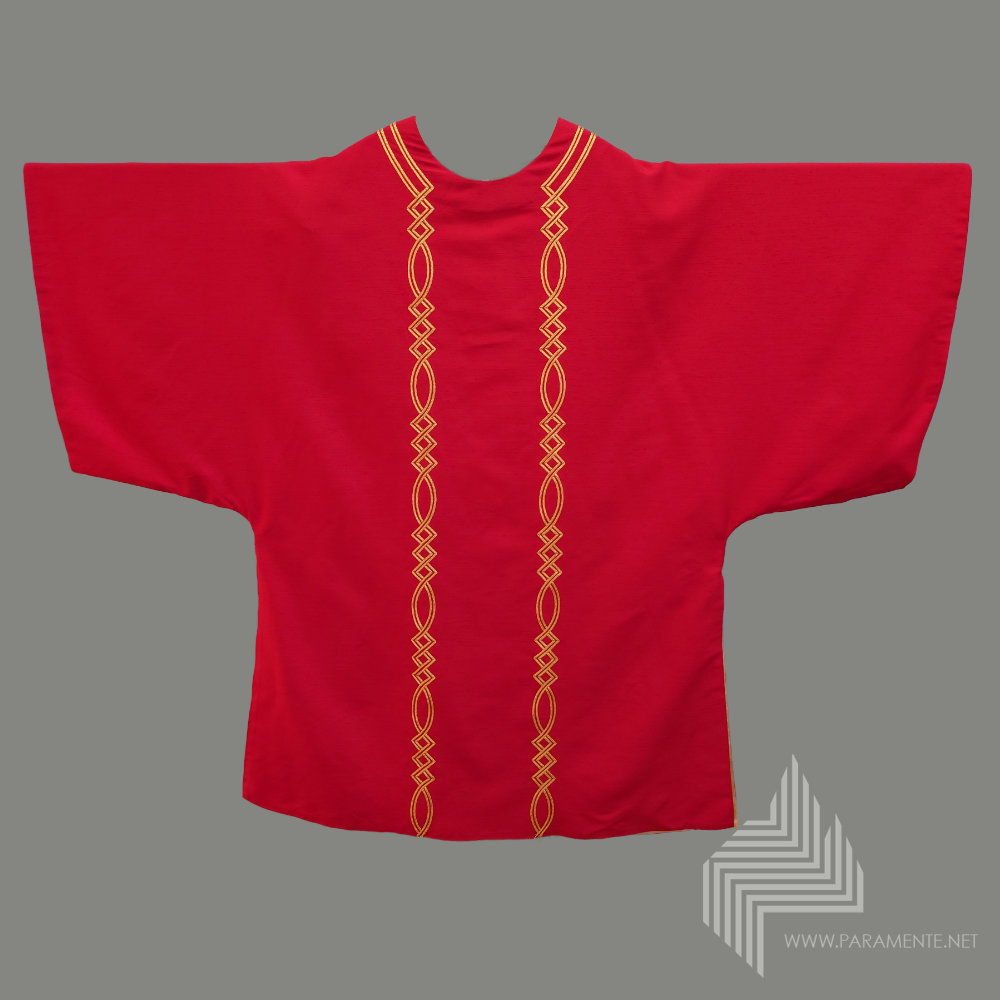 Festgewand Gewand gewebt Handstickerei Hauptgewand Japangold Kasel Messgewand Priestergewand reine Seide Reinseidenfutter Seide Shantungseide twist Claus Kilian