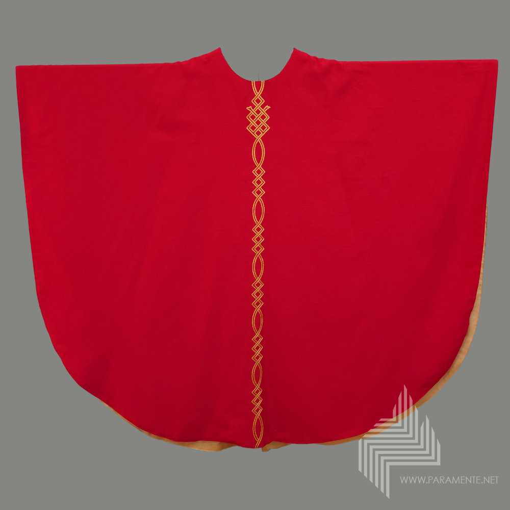 Claus Kilian Festgewand Gewand gewebt Handstickerei Hauptgewand Japangold Kasel Messgewand Priestergewand reine Seide Reinseidenfutter Seide Shantungseide twist