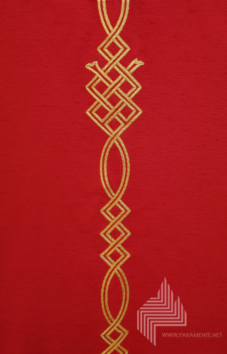 Claus Kilian Festgewand Gewand gewebt Handstickerei Hauptgewand Japangold Kasel Messgewand Priestergewand reine Seide Reinseidenfutter Seide Shantungseide twist